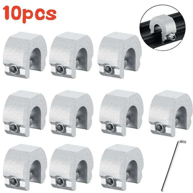 New 3/5/10pcs Aluminum Alloy Window Lock Stopper Sliding Door Window Limiter Sliding Sash Stopper Anti-theft Child Safety Loc
