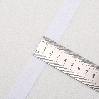 5yards 10/15/20/25/30/40/50mm Cotton Herringbone Webbing Tape Beige/White/Black High Tenacity Twill Binding Ribbon For Garmen