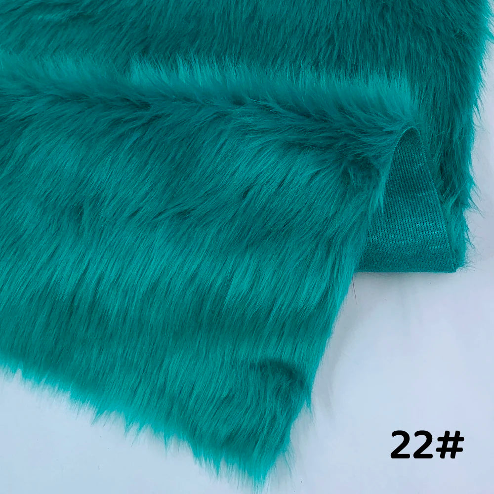 Fur Imitate Fabric 30x50cm Polyester Fiber Medium Thickness Woven Technics 2.5cm Long Fur Fabric Cosplay Fursuit Fur Material