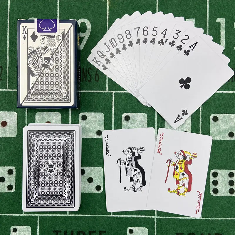 Playing Cards Plastic Baccarat Texas Hold'em Poker 58mm(2.28inch)*88mm(3.46inch) PVC Pokers Board Game Waterproof Wearable Ca