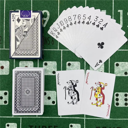 Playing Cards Plastic Baccarat Texas Hold'em Poker 58mm(2.28inch)*88mm(3.46inch) PVC Pokers Board Game Waterproof Wearable Ca