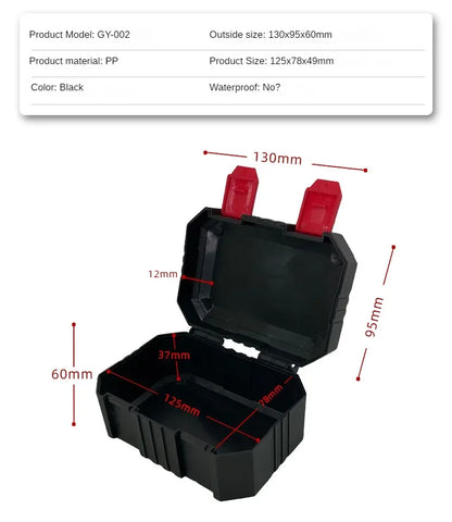 Plastic Tools Box Professiona Electrician Work Organizer Multifunctional Tool Box Storage Carpentry Tools and Accessories - G