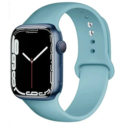 Silicone Band For Apple Watch strap 46mm 44mm 45mm 40mm 41mm 42-38mm 49mm sport bracelet iwatch series 11 10 9 8 7 6 5 SE Ult