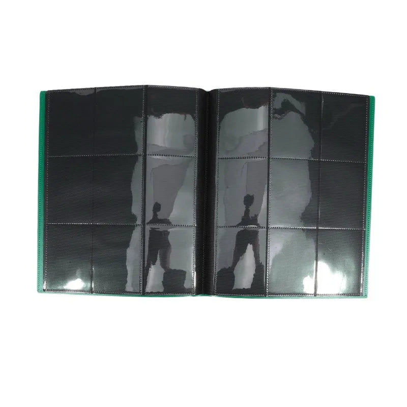 Collectible Card Binder Album 160/360/480 Card Holder 4/9/12 Grids Card Binder Album Large-capacity Card Binder Notebook - gr