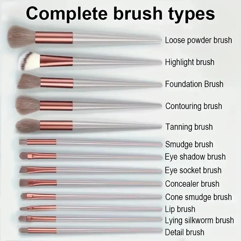 Makeup Brush Set Soft Fluffy Professiona Cosmetic Foundation Powder Eyeshadow Kabuki Blending Make Up Brush Beauty Tool Makeu