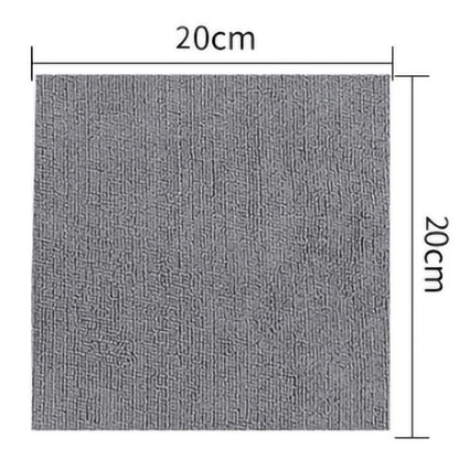 50 Sheets/Roll Microfiber Dishcloth Reusable Double Sided Kitchen Cleaning Cloth for Dishes Utensils Glass Kitchen Accessory