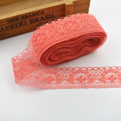Lace Trim, 10 Yards High Quality Lace Tape, 40MM Wide Embroidered Trim for Sewing, DIY Crafts, Scrapbooking Projects, Gift Wr