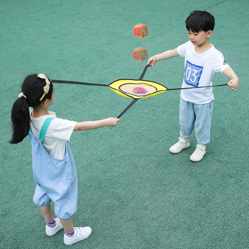Children Outdoor Fun and Sports Parent-child Toy Two-Player Interactive Toss and Catch Ball Game Sensory Play Toys Jeux Enfan