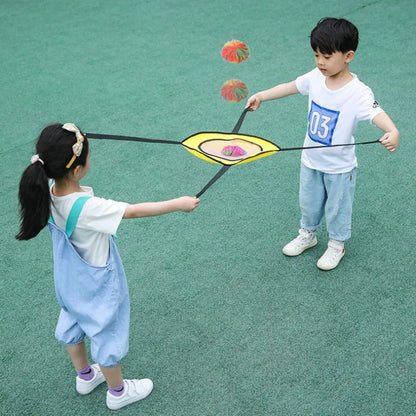 Children Outdoor Fun and Sports Parent-child Toy Two-Player Interactive Toss and Catch Ball Game Sensory Play Toys Jeux Enfan