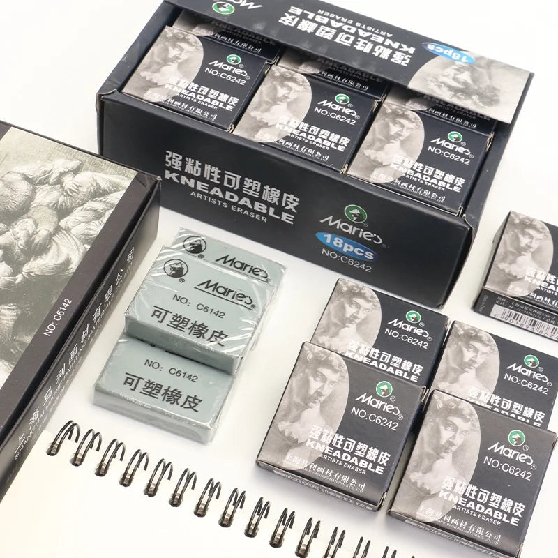 1/3/5pcs Plasticine Eraser ForSketching andDrawing Art Highlight Student SoftEraser Painting Design Sketch Plasticine Station