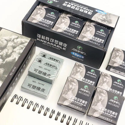 1/3/5pcs Plasticine Eraser ForSketching andDrawing Art Highlight Student SoftEraser Painting Design Sketch Plasticine Station