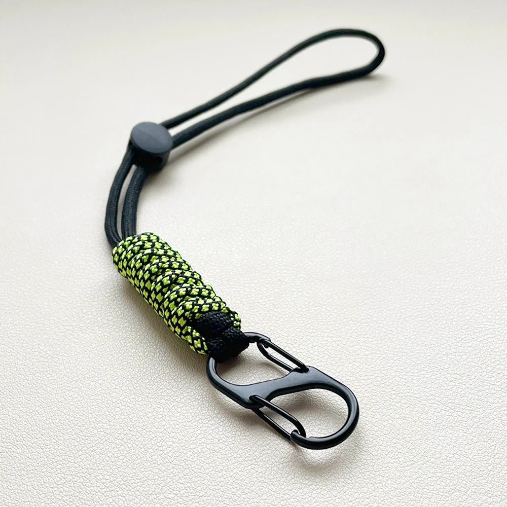 1pcs/2pcs/6pcs Hand woven Umbrella Rope Outdoor Keychain Wrist Rope Outdoor External Buckle Car Key Hanging Rope