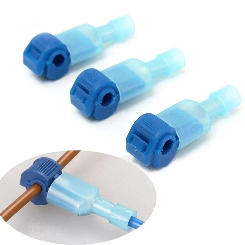 20pcs/40Pcs Quick Electrical Cable Connectors Snap Splice Lock Wire Terminals Crimp Electric Motorcycles Ham Radio
