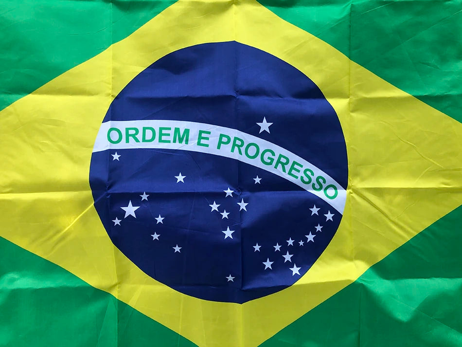 SKY FLAG Large Brazil Flag 60x90cm 90x150cm Hanging Polyester Digital Print Brasil Brazilian Banner Flag for Celebration