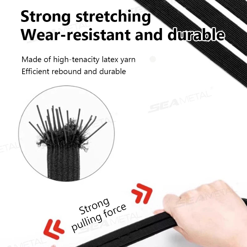 BLALION Motorcycle Luggage Strap Universal Elastic Suitcase with Safety Hook-Versatile Helmet Mesh Gear Transport Durable Sle