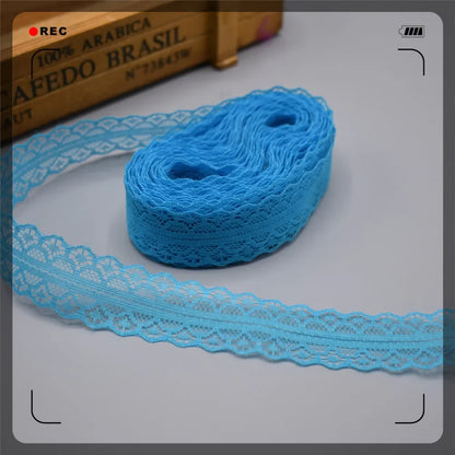 Lace Trim 10 Yards, 28mm Wide Lace Tape, Vintage Lace for Sewing, Scrapbooking, DIY Crafts, Floral Lace Ribbon Decoration - L