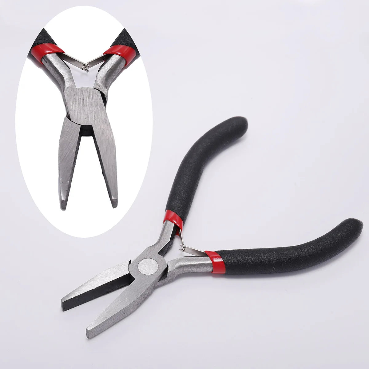 Ferronickel Carbon-Hardened Steel Round Nose End Cutting Jewelry Pliers Tools DIY Equipment Pliers Fit Handcraft Beadwork Rep