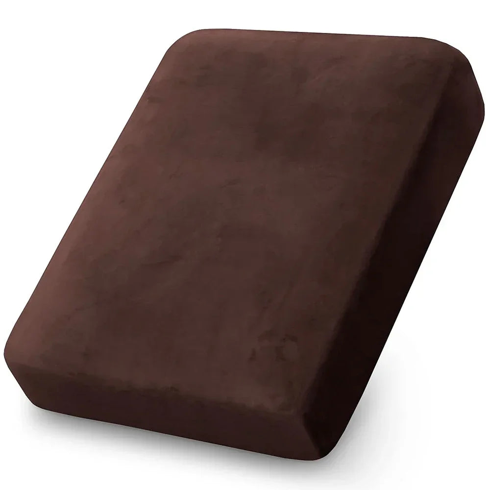 Velvet Sofa Cushion Covers for Living Room Plush Sofa Seat Cover Soft Stretch Sofas Couch Slipcover Furniture Protector