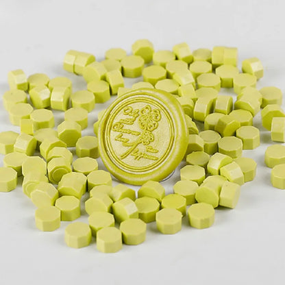 200 Pcs Wax Print Beads Wax Seal for Stamps Wax Lacquer for Seals Retro Sealing Gold Wedding Birthday Lacre for Card Making -