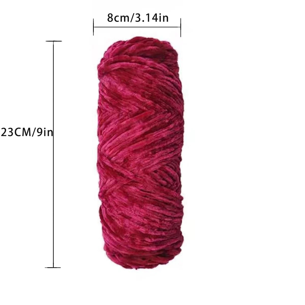 DIY 100% Polyester Velvet Yarn Amigurumi Accessories Dolphin Baby Plush Yarn Soft Chenille Yarn for Knitting 1 Skein 100g 130