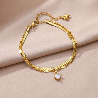 Anklets for Women Summer Beach Accessories Stainless Steel Imitation Pearl Chain Anklet Gold Color Leg Bracelets Bodychain Gi