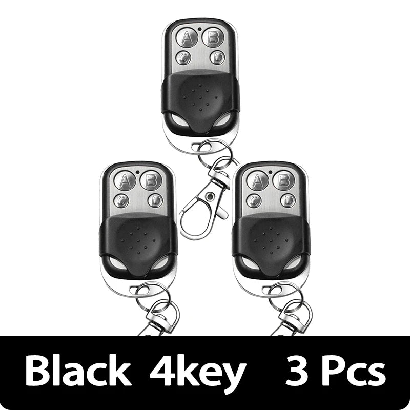 433MHz 4Button ABCD/Lock Unlock Remote Control Metal Push Button Transmitter Universal 4 Buttons Garage Door Opener Remote