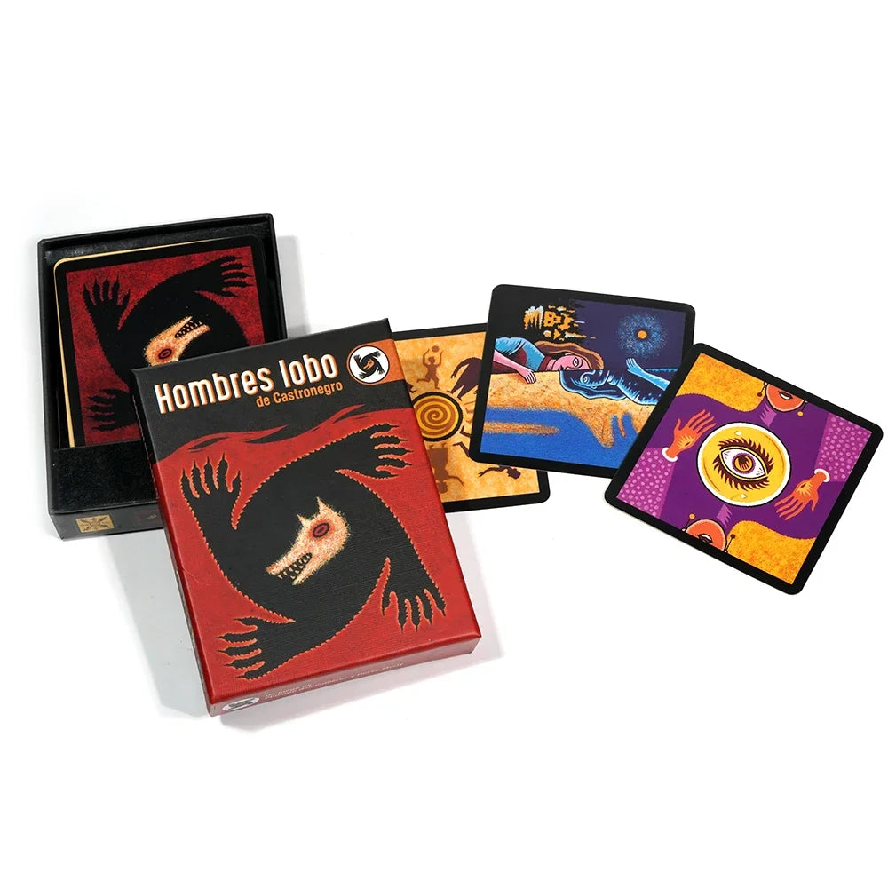 The Werewolf Cards A 24 Table Game With Paper Guidebook, Puzzle Leisure Family Friend Party Board Deck,Halloween Christmas Gi