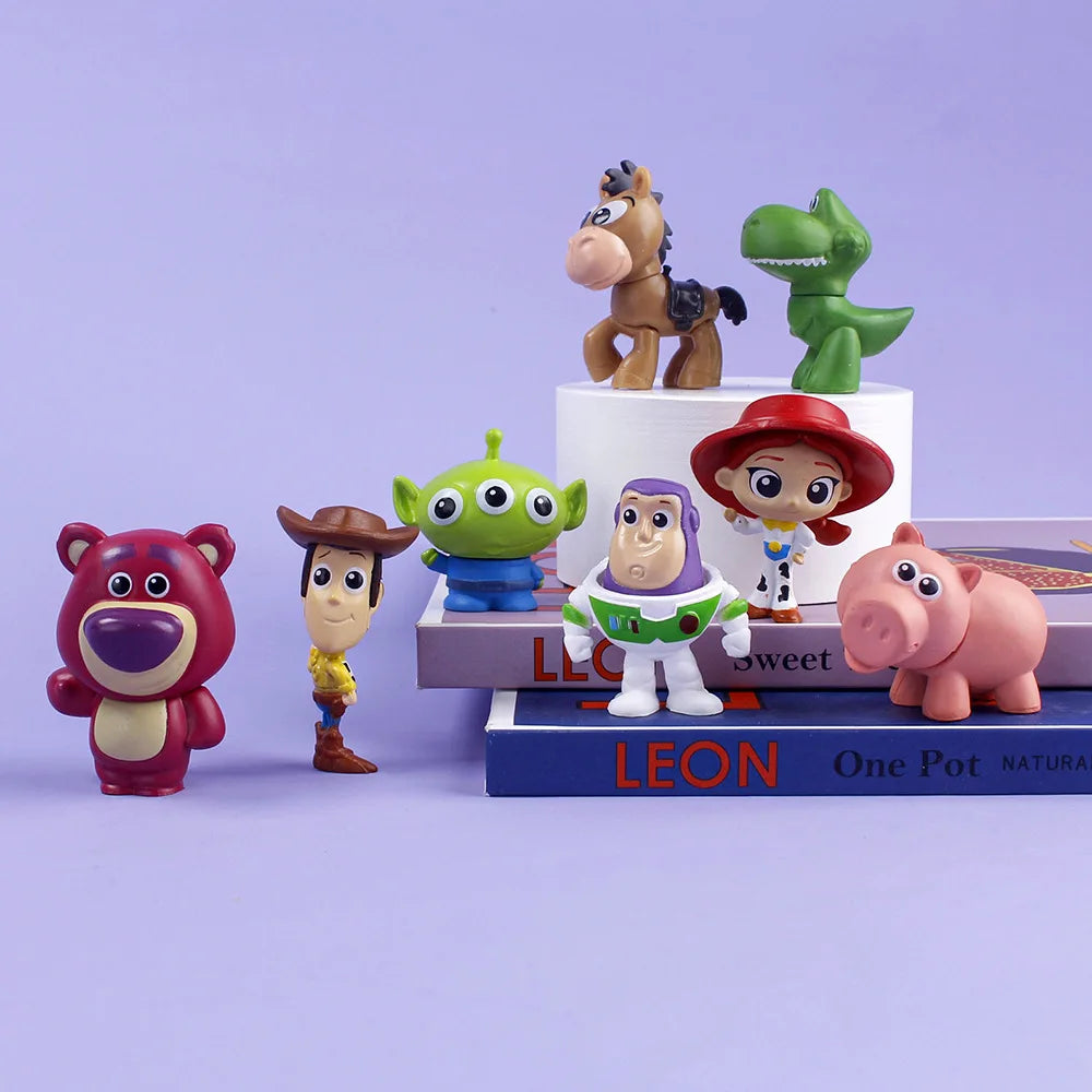 6pcs Toy Story Action Figure Anime Cartoon Model Doll Car Decoration Cake Accessories Collection Classic Toy Children's Gift 
