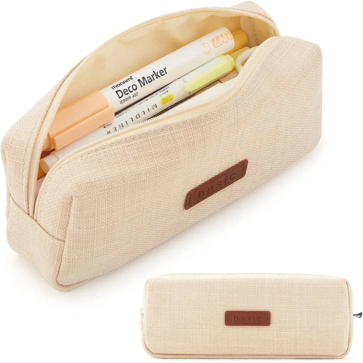 Pencil Case Bag for Girls and Boys Kawaii Washable Pen Box Multicolor Optional Cute Pen Pouch Back To School Stationery Suppl