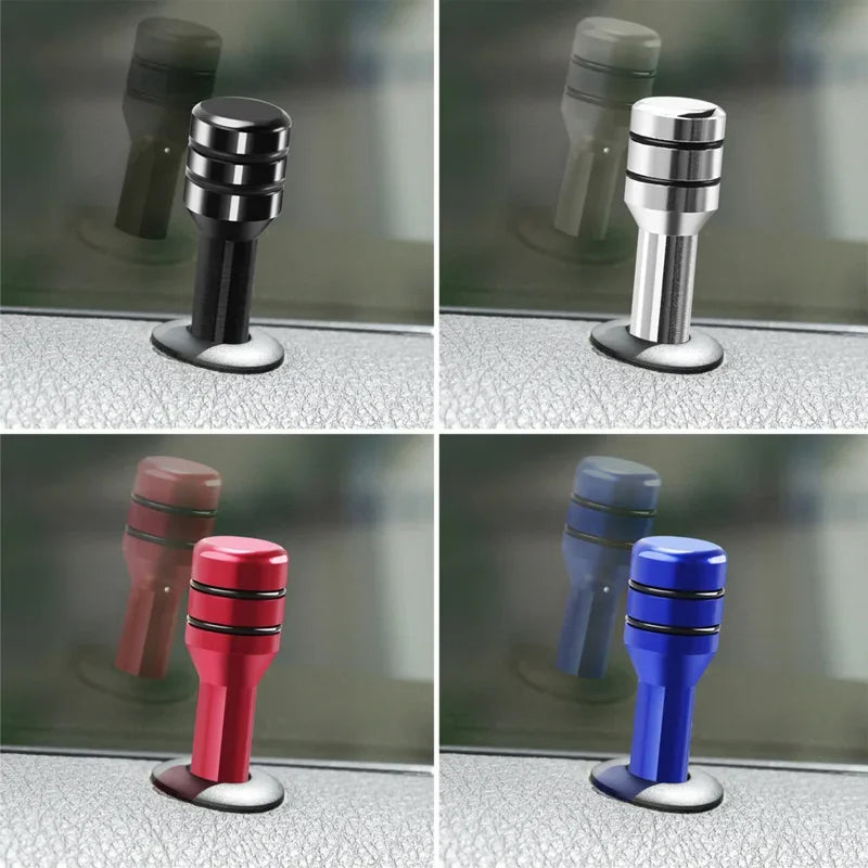 4Pcs/2Pcs 49mm Universal Car Truck Interior Door Lock Knob Pull Pins Aluminum Alloy Auto Car Security Door Lock Pins Knob