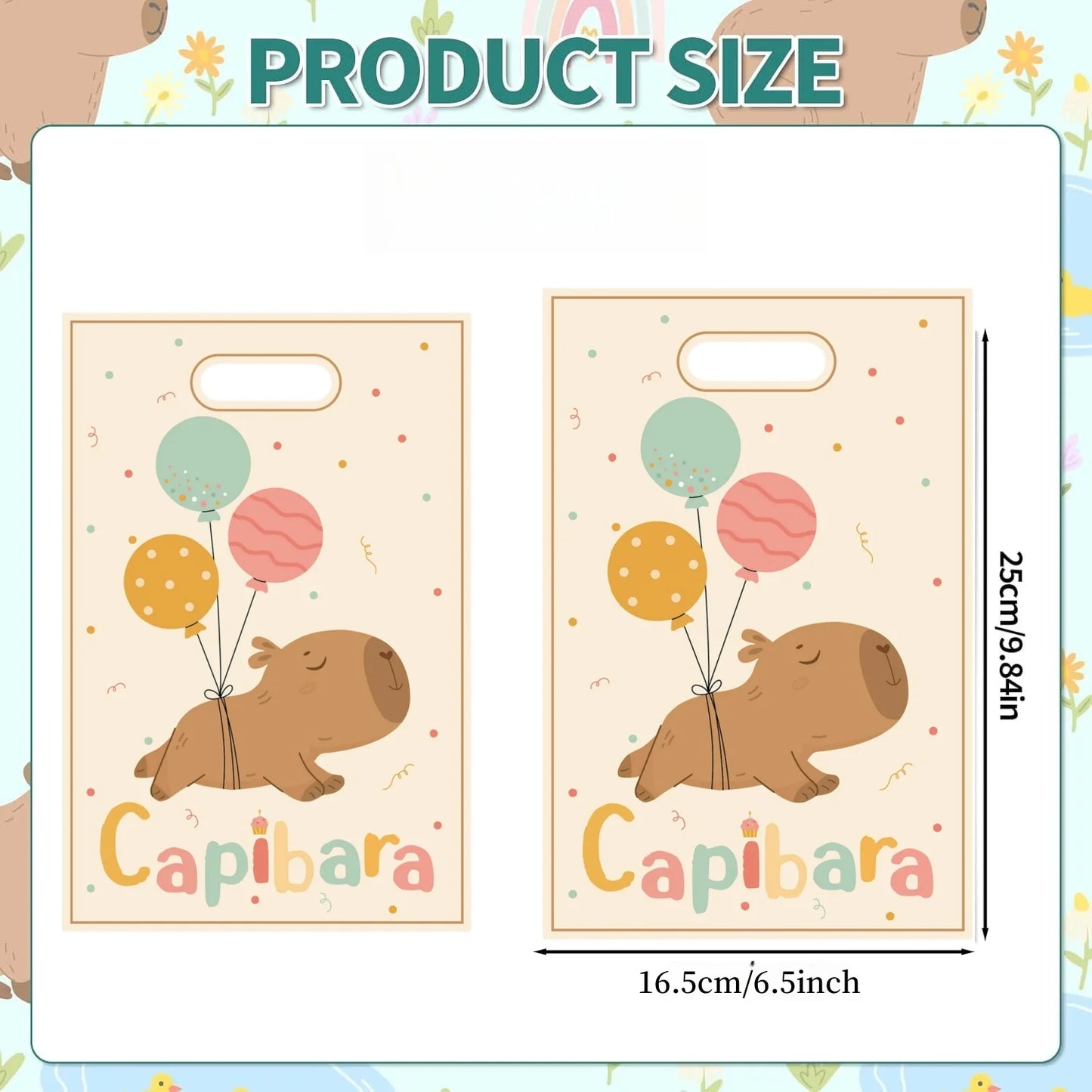 Birthday Decoration Capybara Birthday Invitation Card Cup Tablecloth Plate Napkin Poster Baby Shower Birthday Girl Party Favo
