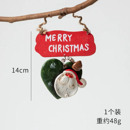 2022 Christmas Tree Decorations Christmas Resin Pendant Ornaments Home Decor DIY Kids Toys Gifts DIY Handmade Jewelry - SZ-6