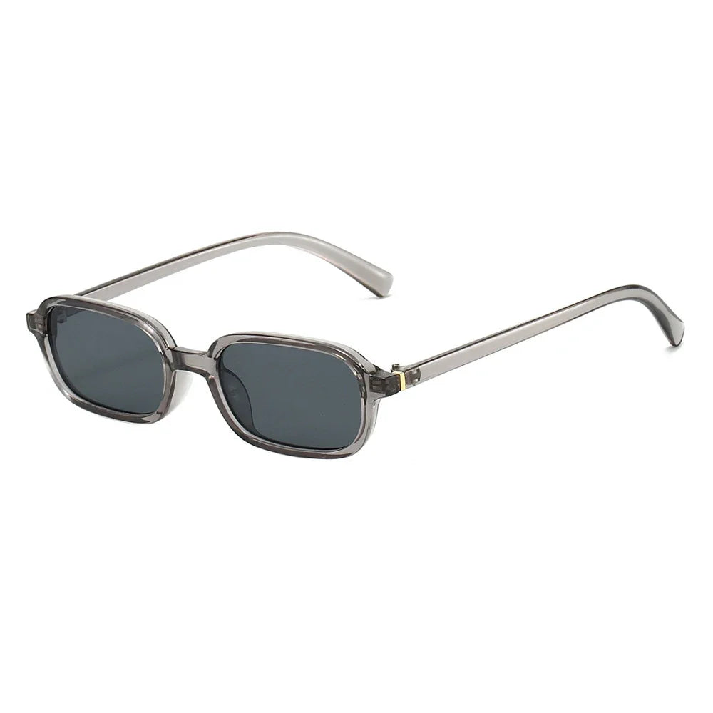 KLASSNUM Vintage Sunglasses Men Women 2026 Trendy Eyewear Rectangle Sun Glasses Anti UV400 Shades Eyepiece Small Square Glass