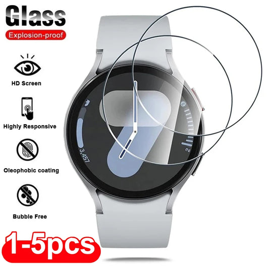 Glass Protective Film For Samsung Galaxy Watch 7 Ultra 6 5 4 Screen Protector Samsung series 40mm 44mm 45mm 46mm 47mm 42mm 43