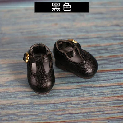 ICY DBS Blyth doll middie doll blyth doll shoes for DODO doll OB11 body shoes - black / 3cm for joint doll