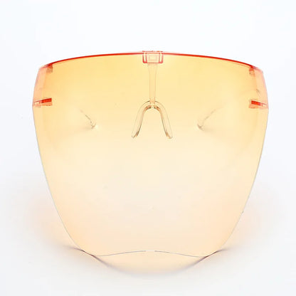 Full Face Sunglasses Mask Women Men Protective Faceshield Glasses Goggles Covered Spherical Lens Anti-Spray Cycling Sunglasse