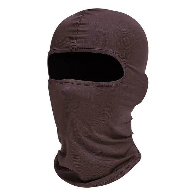 Tactical Balaclava Full Face Mask Hiking Cycling CS Camping Hunting Cap Bike Head Cover Summer Men Women Ski Mask - coffee1