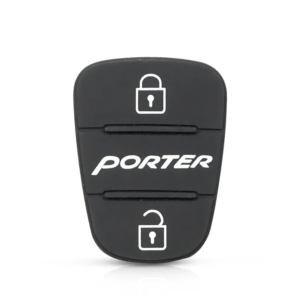 KEYYOU 3 Buttons Rubber Pad For Hyundai l10 l20 l30 Picanto Solaris RIO Sportage Elantra Kia Verna Picanto K2 K5 Cerato - POR