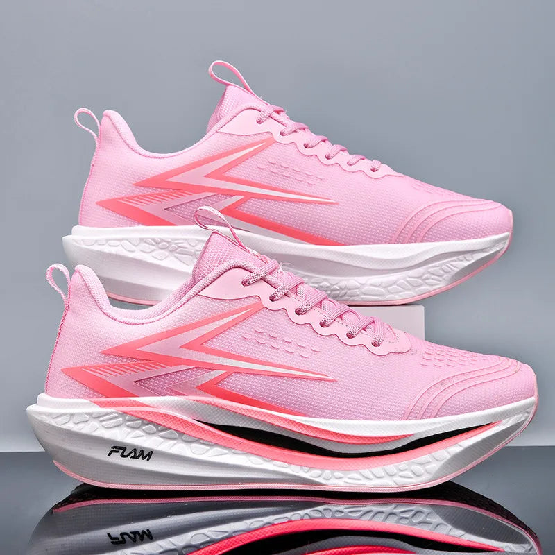 Running Shoes Speciality Marathon Men Sports Breathable Lightweight Carbon Board Women's Comfortable Athletic Nonskid Sneaker