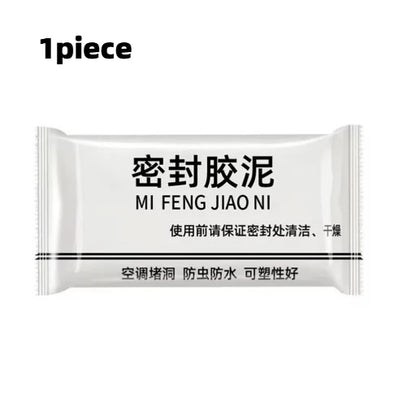 Sealing Cement Wall Hole Sealant Air Conditioning Repair Mud Clogged Mud Glue White Waterproof Household Filling Pipe Glue