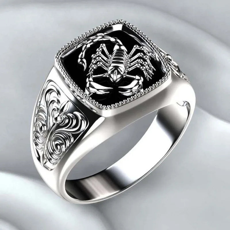 925 Sterling Silver Men Rings for Men Temperament Banquet Wedding Jewelry Anniversary Party Gifts