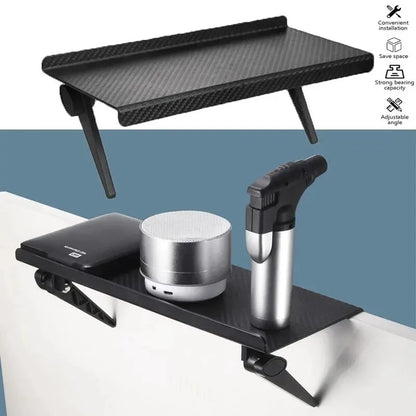 1PC Computer and TV Screen Storage Rack Wireless Router Set-top Box Rack No Perforated Storage Bracket Divine Tool