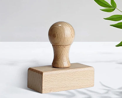 Custom Wooden Stamp Seal Personalized Logo Wedding Party Packaging Stamp Company Address&Name Self Inking Rubber Stamp Artwor