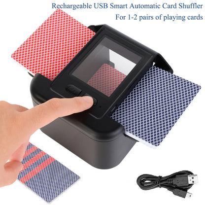 Automatic Card Shuffler Playing Card Dealer Shuffling Machine Casino Card Shuffler for UNO Blackjack Texas Hold'em Poker Card