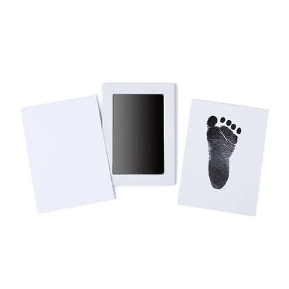 Newborn Baby DIY Hand And Footprint Kit Ink Pads Photo Frame Handprint Toddlers Souvenir Accessories Safe Clean Baby Shower G