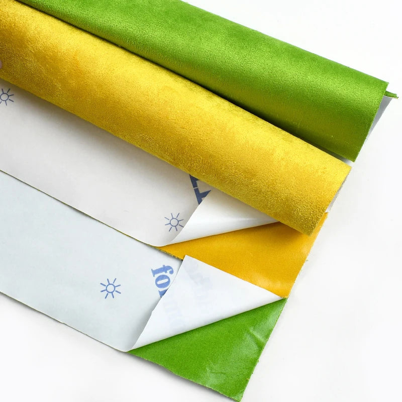 20x30cm/20x70cm/50x140cm Suede Self-adhesive Fabric for Car Interior Trim 0.8mm Thick Patches Velvet Cloth Modification Decor