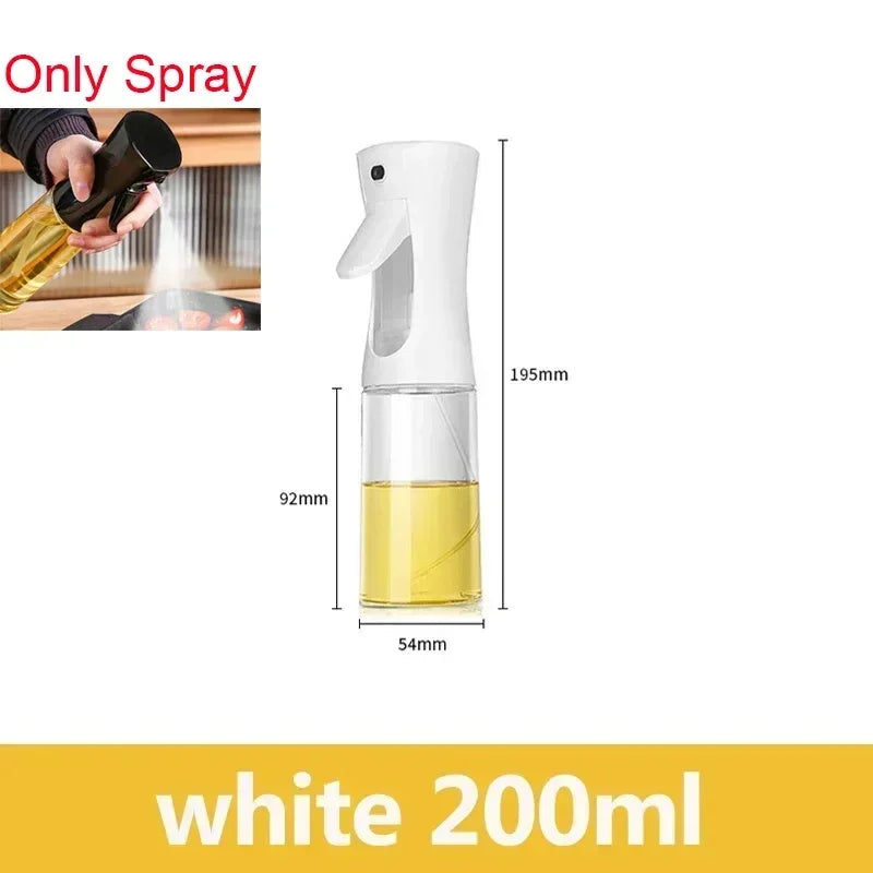 2 in 1 200/300/500ml Oil Spray for Kitchen Spray Oil Bottle Oil Washer Vinegar Soy Sauce Sprayer Containers Washer