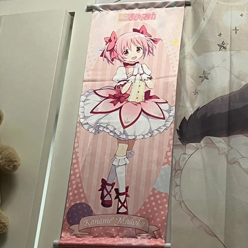 Kawaii Anime Scroll Canvas Posters and Prints Decoration Wall Hanging Painting