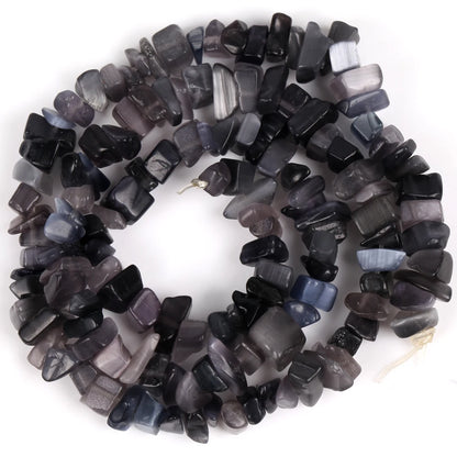 Irregular Freeform Chip Gravel Beads Natural Stone Amethysts Tiger Eye Beads For Jewelry Making 3-5-8-12mm Diy Necklace 16inc