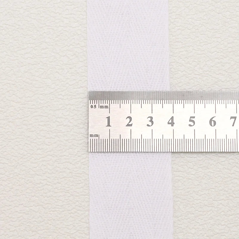 5yards 10/15/20/25/30/40/50mm Cotton Herringbone Webbing Tape Beige/White/Black High Tenacity Twill Binding Ribbon For Garmen